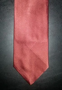 The Men's Store by Sears Nylon Krawatte weinrot solides Design neu im Karton t2187 - Bild 1 von 5