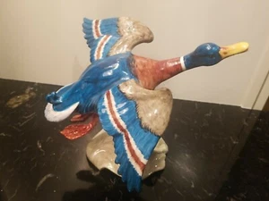 Vintage BESWICK Flying Porcelain? Mallard Duck Figurine - Made in Italy - Picture 1 of 9