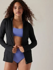 NWT ATHLETA PACIFICA ILLUME UPF RELAXED JACKET, Size M - Picture 1 of 5