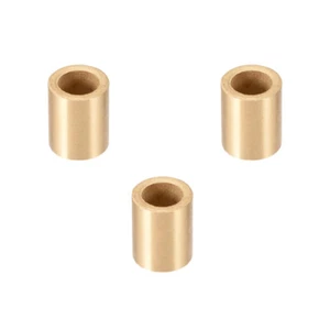 3pcs Bearing Sleeve 8mm Bore x 12mm OD x 15mm Self-Lubricating Sintered Bushings - Picture 1 of 4
