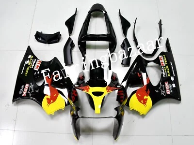 Kit de carenado de inyección ABS negro amarillo rojo apto para 2000-02 ZX6R / 2005-08 ZZR600 Foto 1 de 4