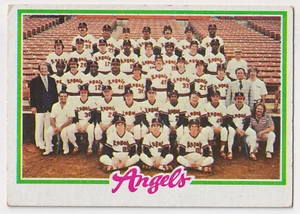 1978 Topps #214 California Angels Team Checklist - Picture 1 of 2