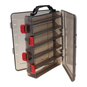 Fishing Tackle Tray Box 10 Compartments, Plastic Box, Storage Organizer Lure Box - Picture 1 of 8