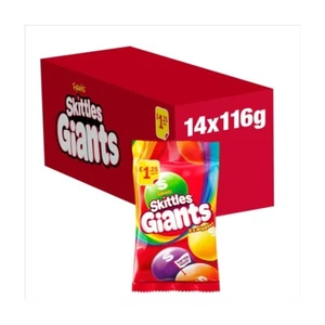 Skittles Fruits Giants Chewy Candies 132g X 14 with Fruit Flavours.PM 31.25 bags - Picture 1 of 2