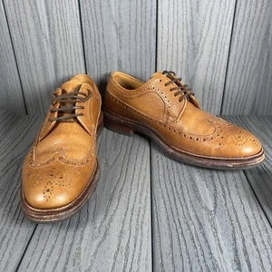 Zapatos Oxford de vestir de cuero vintage de tabaco Meermin 101375 talla 8 precio de venta sugerido por el fabricante 199 USD - Imagen 1 de 14