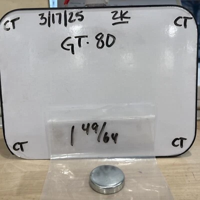 Melling MPC-106 Steel 1-49/64" Expansion Plugs Deep Cup Engine Freeze Out Plugs - Image 1 of 2