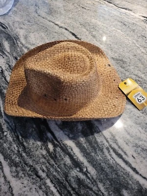 NUEVO sombrero de paja cepillado Peter Grimm Foto 1 de 4