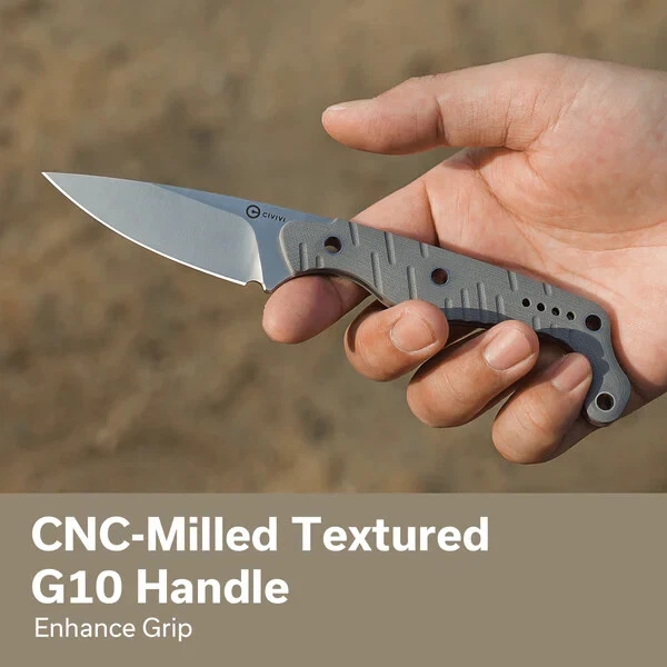 Civivi C22027-2 Sokn Gray G10 Handle 2 3/4" Nitro-V Blade designed by Kyle lamb