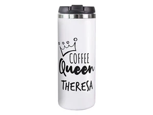 Coffee to go Becher 350 ml personalisiert Coffee Queen, Kaffeebecher Geschenk - Bild 1 von 8