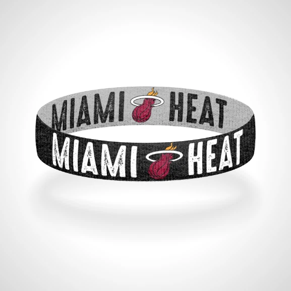 Pulseira Reversível Miami Heat #HeatIsOn Branco Quente Calor - Imagem 1 de 1