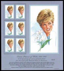 Micronesia 1997 - Mi-N.o 591 ** - Estampillada sin montar o nunca montada - Princesa Diana - Imagen 1 de 1
