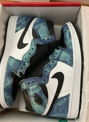 Jordan 1 Retro High (W) Tie Dye (Size 7) Brand New CD0461-100 - Image 1 of 4