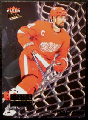 2022-23 22/23 Fleer Ultra Inside Outside IO-11 Dylan Larkin Detroit Red Wings - Image 1 of 2