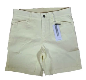 Pantalones cortos de mezclilla elásticos con bolsillo medio del muslo Rockmans Daffodil talla 18 para mujer nuevos con etiquetas - Imagen 1 de 3