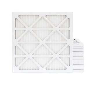 18x18x1 MERV 13 Pleated Air Filters. 12 PACK. Actual Size: 17-1/2 x 17-1/2 x 7/8 - Picture 1 of 4