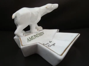 Pyrogene Coupelle Figurine Ours Publicite Bar Match Striker Holder Style Art Dec - Imagen 1 de 6