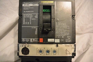 Square D JDL36250CU31X 100% rated JDL36250 PowerPact JD 250 JD250 GOOD! - Picture 1 of 3