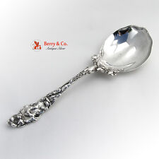 Les Six Fleurs Salad Serving Spoon Reed and Barton Sterling Silver 1901