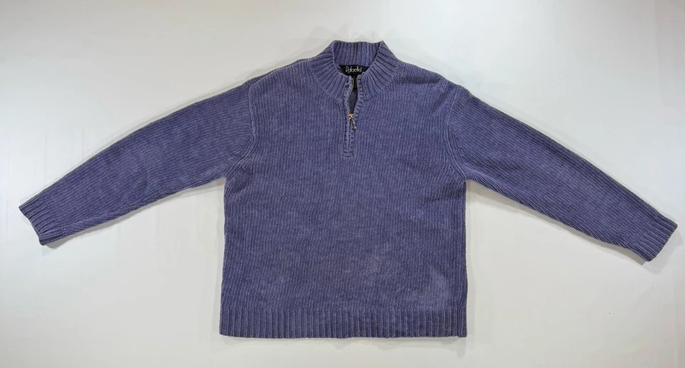 Rafaella 1/4 Cremallera Mujer’s Mediana Manga Larga Suéter Lila Púrpura Foto 1 de 4