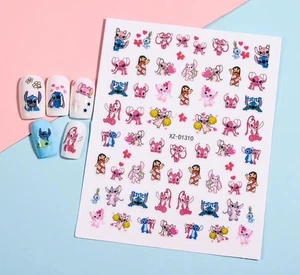 Nail Art Stickers !! ASSORTED LILO & STITCH CHARACTERS XZ-D1310 - Picture 1 of 1