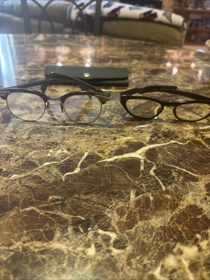 Vintage Cat Eye Retro Rockabilly Eyeglasses Set 2 From 50’s - Image 1 of 4