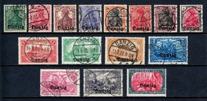 DANZIG - SCOTT 1-15 - 1920 DANZIG ALEMANIA SOBREIMPRESIONES - USADO - SCV $36 - Imagen 1 de 2