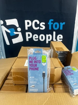 LOT OF 39 Ventev USB-A to USB-C  Charging & Data Cable (3FT, 1M) Black NEW - Image 1 of 4