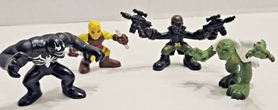 Лот товаров Marvel Super Hero Squad - Ник Фьюри Веном Ящерица Сорвиголова - Изображение 1 из 4