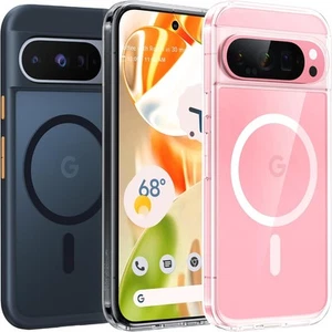 Clear Case For Google Pixel 9A Pro XL 7 8A Magsafe ARMOUR Shockproof Phone Cover - Picture 1 of 43