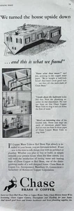 1946 Chase Messing & Kupfer Kennecott Waterbury Conn Haus Badezimmer Vintage Druck Anzeige - Bild 1 von 1