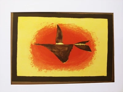 Georges Braque - Au Couchant (Oiseau XVI) Numbered Lithograph Engraving Print - image 1 of 4