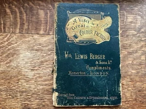 1898 Besuch Great Colour Factory Lewis Berger & Sons Homerton London England - Bild 1 von 6