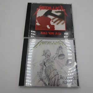 2 Metallic CDs Kill Em All and Justice For All - Picture 1 of 8