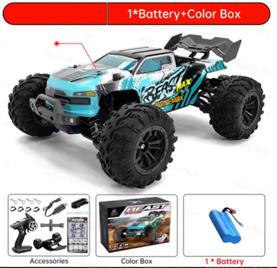 RC Monster Truck 4WD 70 MPH High-Speed Offroad Crawler Ferngesteuertes Auto Elek - Bild 1 von 4