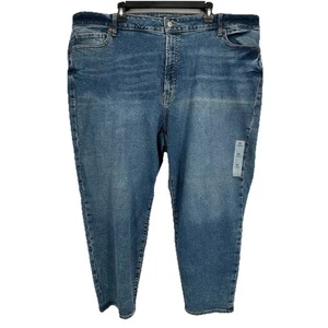 Old Navy O.G. Womens High Rise Straight Ankle Jeans PLUS Size 26 Extra Stretch - Picture 1 of 4