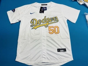 Mookie Betts Dodgers #50 para hombre nuevo con etiquetas - Imagen 1 de 8