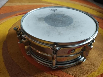 Yamaha Stage Custom Steel Snare Drum 14x6.5 Inch . With Remo Head Skin. - Image 1 of 3