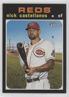 2020 Topps Heritage High Number Nick Castellanos #555 - Image 1 of 2