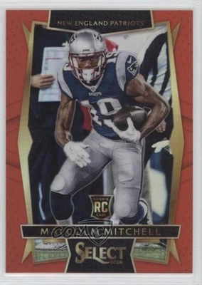2016 Panini Select Concourse Red Prizm /99 Malcolm Mitchell #77 Rookie RC - Image 1 of 2