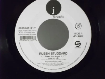Ruben Studdard,J.Records,"I Need An Angel"US,7" 45,2004 R&B,American Idol star,M - Image 1 of 2