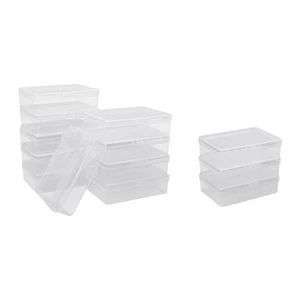 Clear Storage Box Hair Accessories Storage Box Art Craft Storage Box Trinket Box - Picture 1 of 15