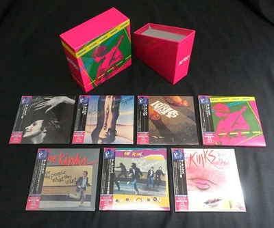 The Kinks - Mini LP CD ARISTA 1977~1984 Set + Promo Box Paper Sleeve Obi Japan - Image 1 of 4