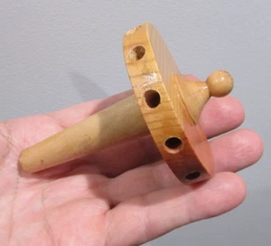 Vtg Christmas Wood Nativity Carousel 12 Windmill Replacement Hub - Picture 1 of 7