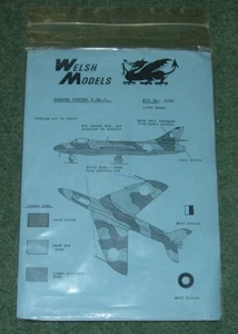 Welsh Models Hawker Hunter F. Mk.6 Vac Formed Model Kit 1:144 - Picture 1 of 1
