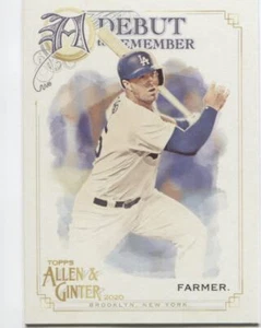 KYLE FARMER 2020 Topps Allen & Ginter DEBUT to REMEMBER - LA DODGERS - #DTR-7 - Picture 1 of 1