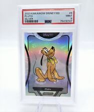 2023 Kakawow Phantom Disney 100 Pluto Dog #6 Silver Holo PSA 9 Mint