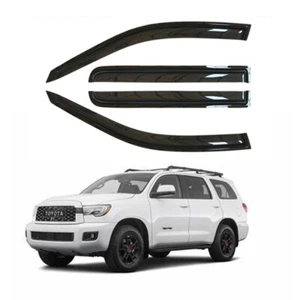 Visera de ventana para Toyota Sequoia 2008-2022 deflector de viento protectores de lluvia - Imagen 1 de 8