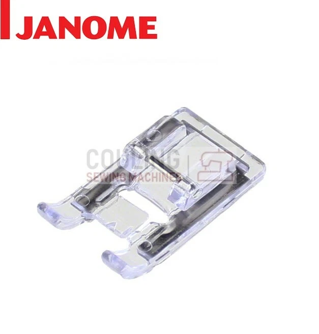 CLEAR BUTTONHOLE FOOT - Cat A - Fits JANOME Sewing Machine BASIC CLEAR PLASTIC - Image 1 of 1