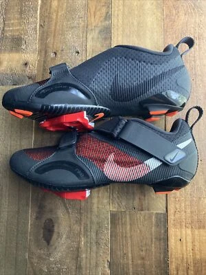 Zapatos de ciclismo de interior Nike SuperRep negros talla 8 Foto 1 de 4