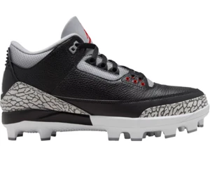 Nuevos botines de béisbol Nike Air Jordan 3 MCS negro cemento TODAS LAS TALLAS FZ8627-001 para hombre - Imagen 1 de 6